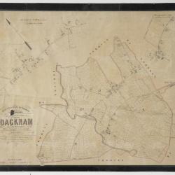 Popp-kaart: Kadasterplan van de gemeente Daknam
