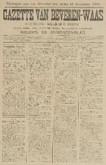 Gazette van Beveren-Waas 18/11/1894