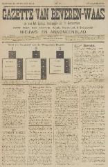 Gazette van Beveren-Waas 14/10/1894