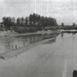 Durmezicht vanop de brug te Hamme, 1951-2005